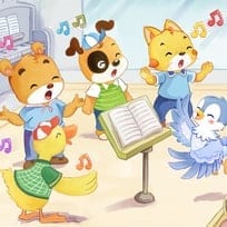 Little Bear Learns How to Sing