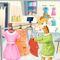 The Giraffe Buying Clothes