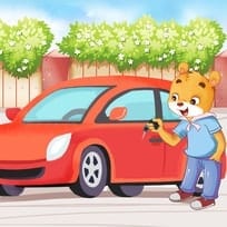 The Little Bear Gets a Car