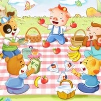 Pam the Piglet Has a Picnic